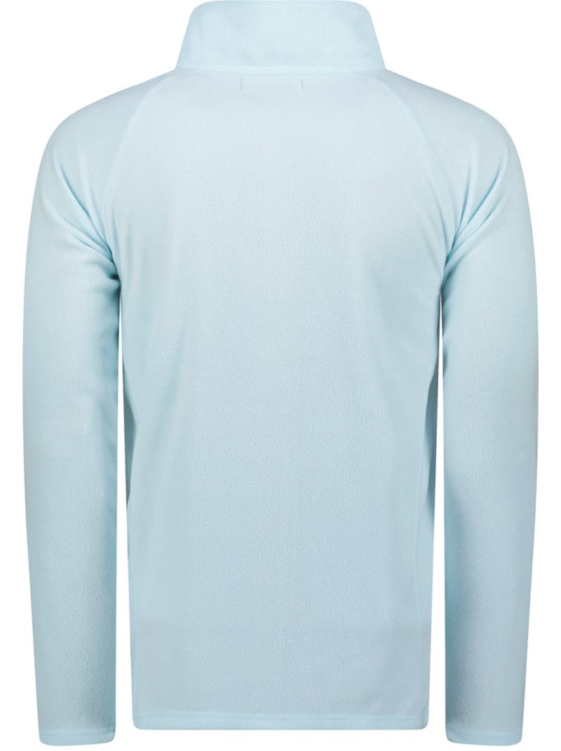 Veste polaire zippée col montant tugeak – canadian peak Bleu ciel - Kiabi