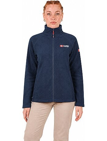 Veste polaire zippée col montant tugeak – canadian peak