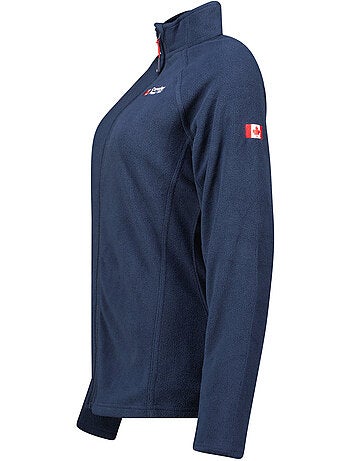 Veste polaire zippée col montant tugeak – canadian peak