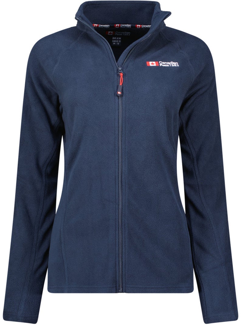 Veste polaire zippée col montant tugeak – canadian peak Bleu marine - Kiabi
