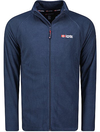 Veste polaire zippée col montant tugeak – canadian peak