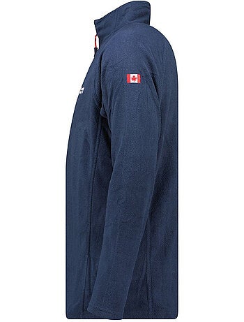 Veste polaire zippée col montant tugeak – canadian peak