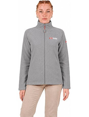 Veste polaire zippée col montant tugeak – canadian peak