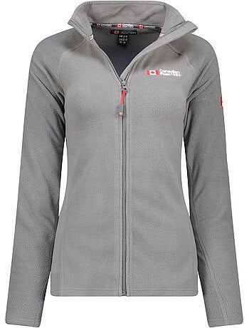 Veste polaire zippée col montant tugeak – canadian peak