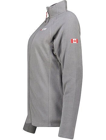 Veste polaire zippée col montant tugeak – canadian peak