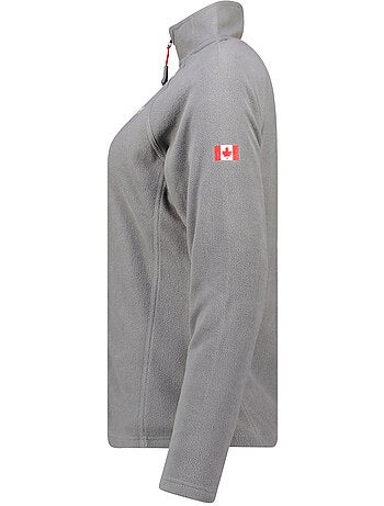 Veste polaire zippée col montant tugeak – canadian peak