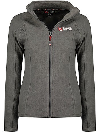 Veste polaire zippée col montant tugeak – canadian peak