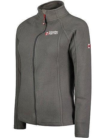 Veste polaire zippée col montant tugeak – canadian peak