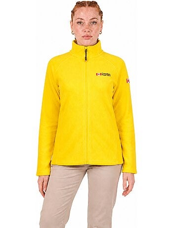 Veste polaire zippée col montant tugeak – canadian peak