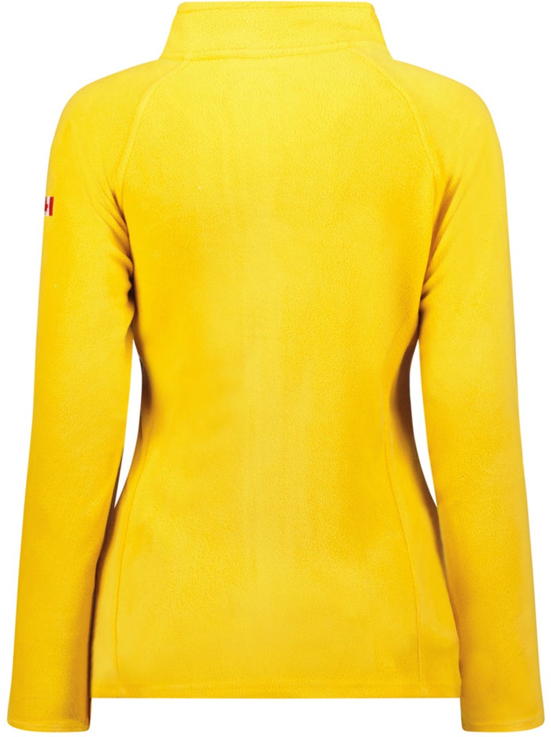 Veste polaire zippée col montant tugeak – canadian peak Moutarde - Kiabi
