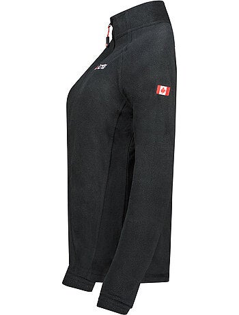Veste polaire zippée col montant tugeak – canadian peak
