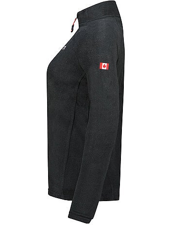 Veste polaire zippée col montant tugeak – canadian peak