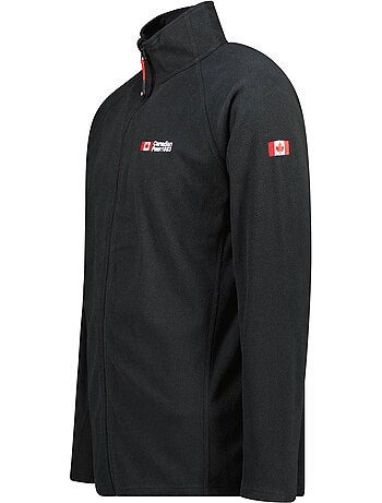 Veste polaire zippée col montant tugeak – canadian peak