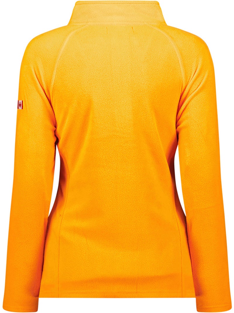 Veste polaire zippée col montant tugeak – canadian peak Orange - Kiabi