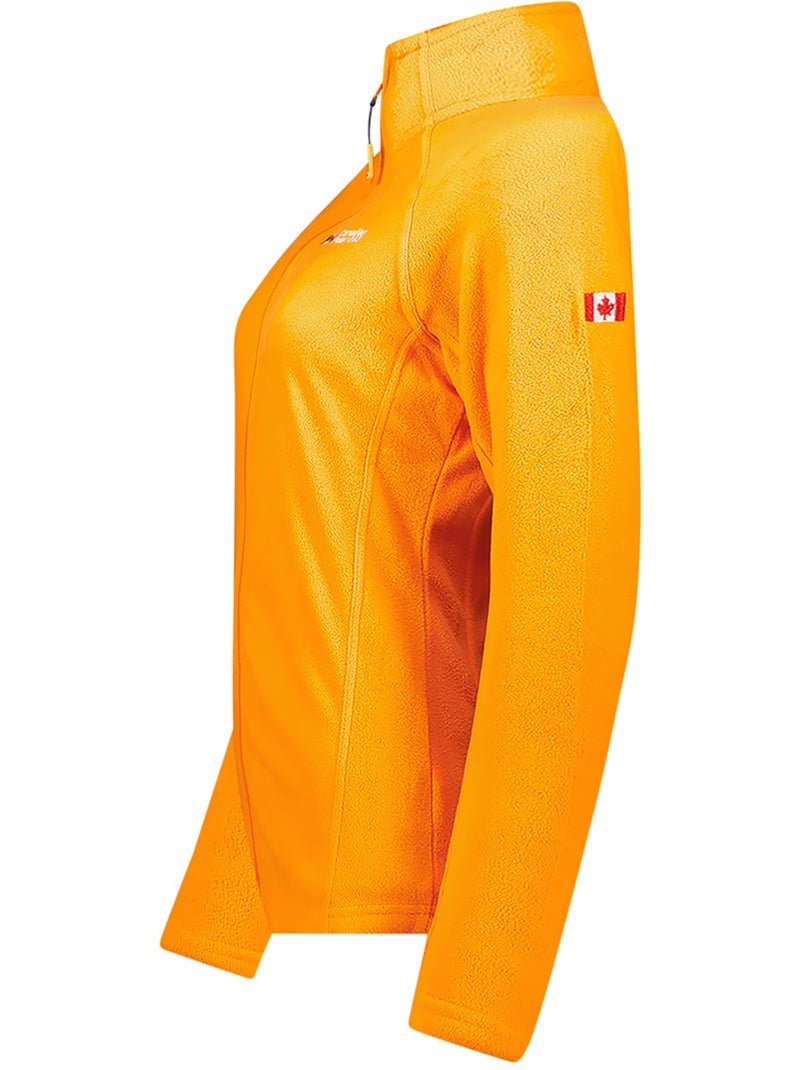 Veste polaire zippée col montant tugeak – canadian peak Orange - Kiabi