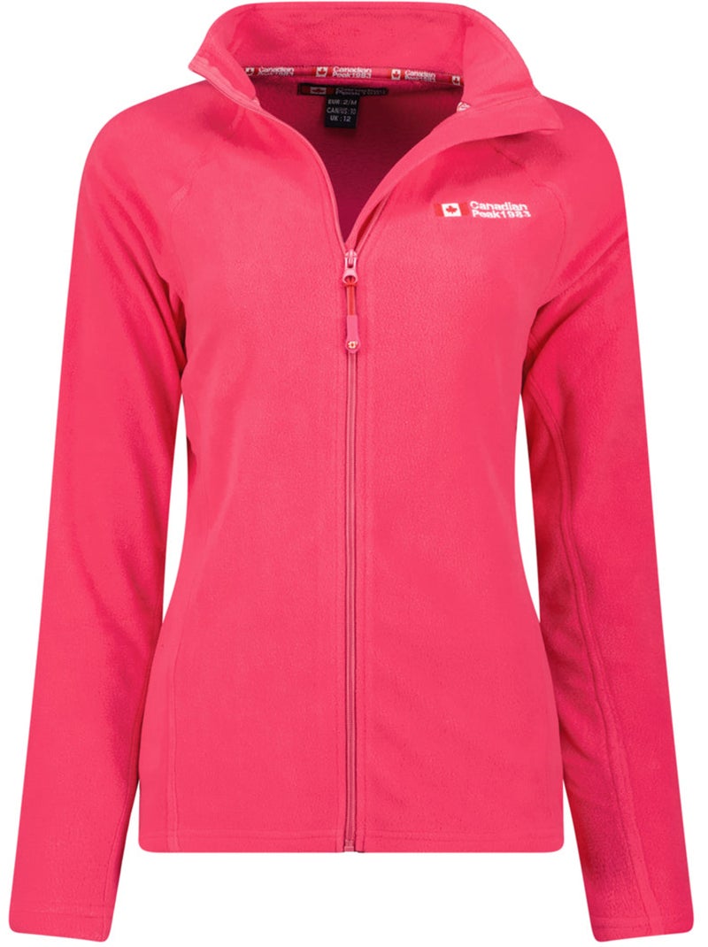 Veste polaire zippée col montant tugeak – canadian peak Rose fushia - Kiabi