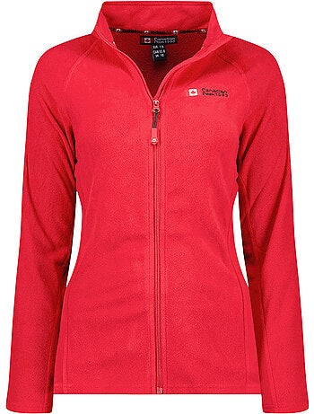 Veste polaire zippée col montant tugeak – canadian peak