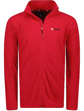 Veste polaire zippée col montant tugeak – canadian peak