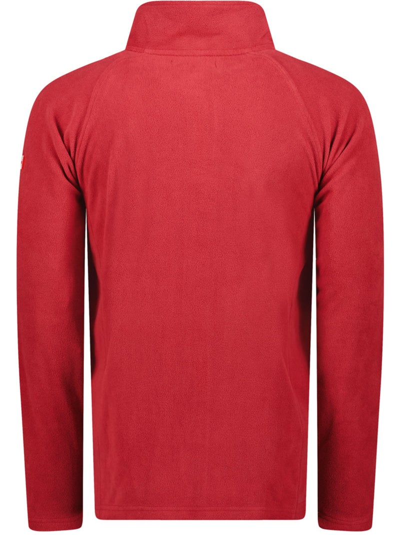 Veste polaire zippée col montant tugeak – canadian peak Rouge - Kiabi
