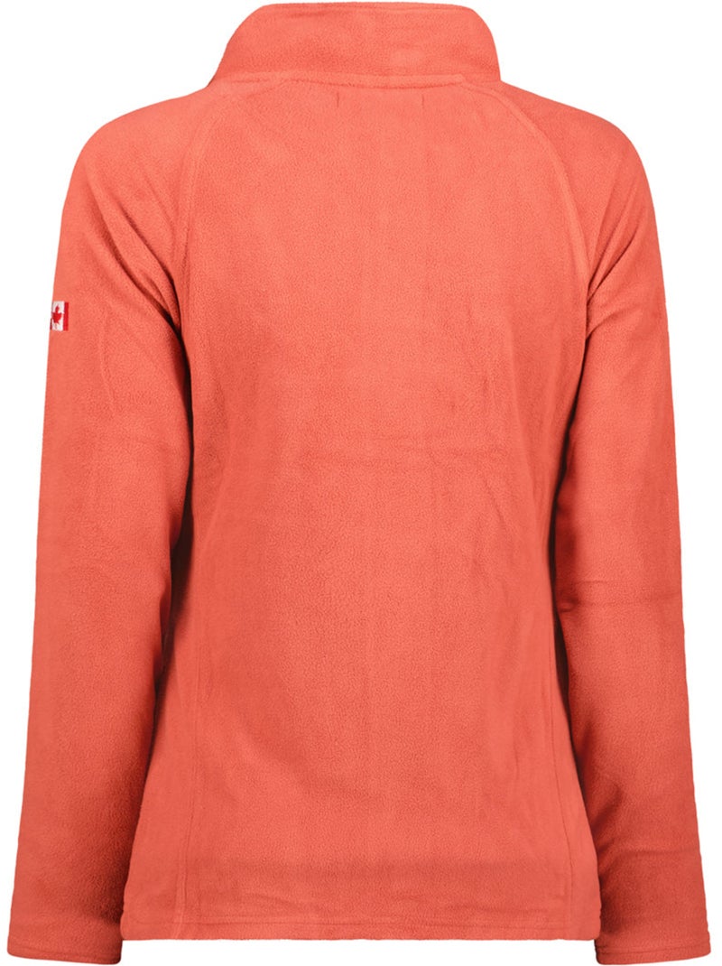 Veste polaire zippée col montant tugeak – canadian peak Terracotta - Kiabi