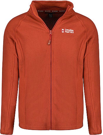 Veste polaire zippée col montant tugeak – canadian peak