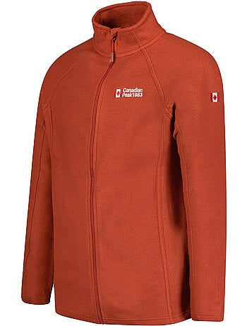 Veste polaire zippée col montant tugeak – canadian peak