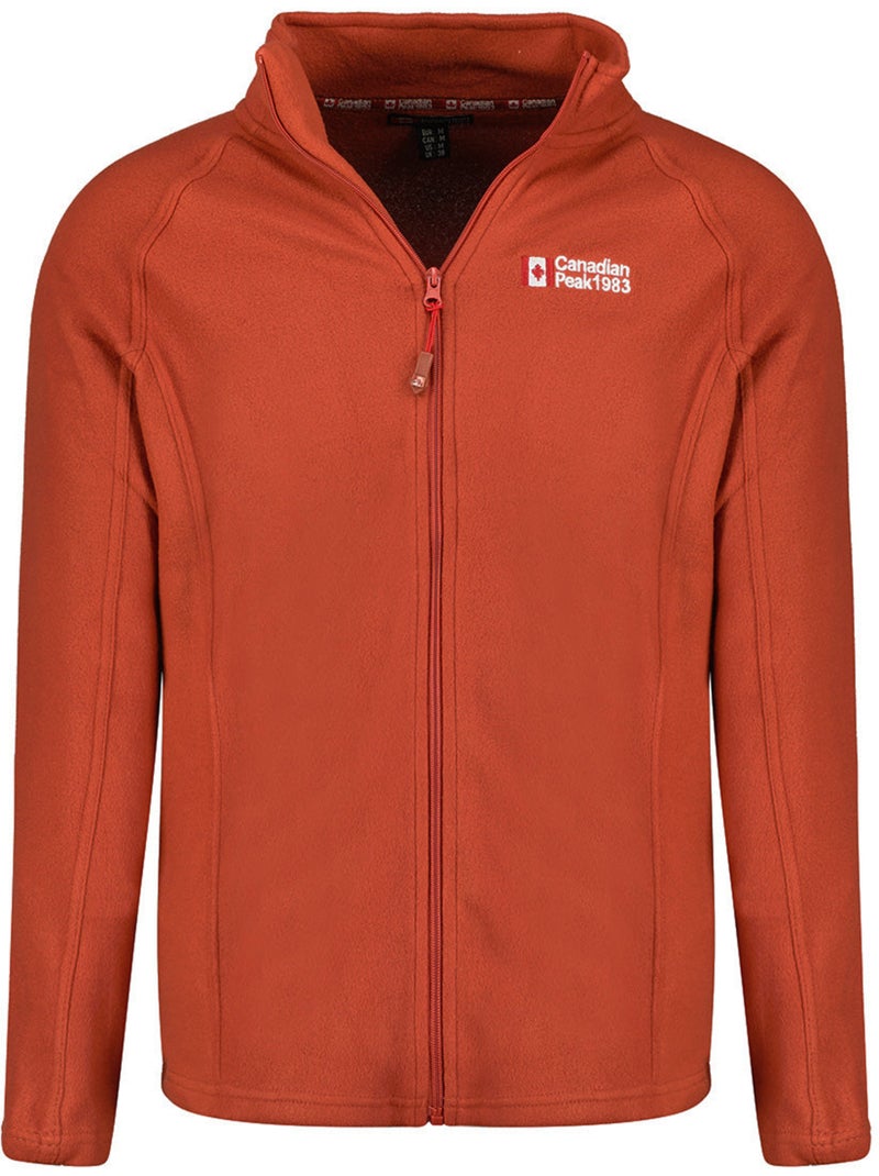 Veste polaire zippée col montant tugeak – canadian peak Terracotta - Kiabi