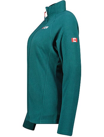 Veste polaire zippée col montant tugeak – canadian peak