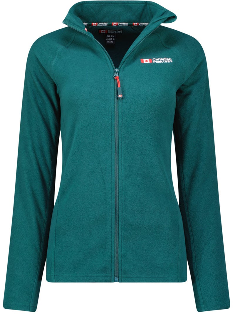 Veste polaire zippée col montant tugeak – canadian peak Vert foncé - Kiabi