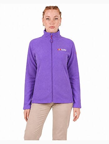 Veste polaire zippée col montant tugeak – canadian peak