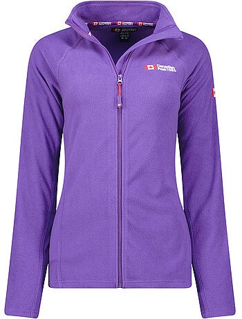 Veste polaire zippée col montant tugeak – canadian peak