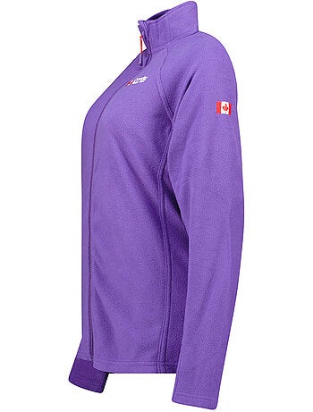 Veste polaire zippée col montant tugeak – canadian peak