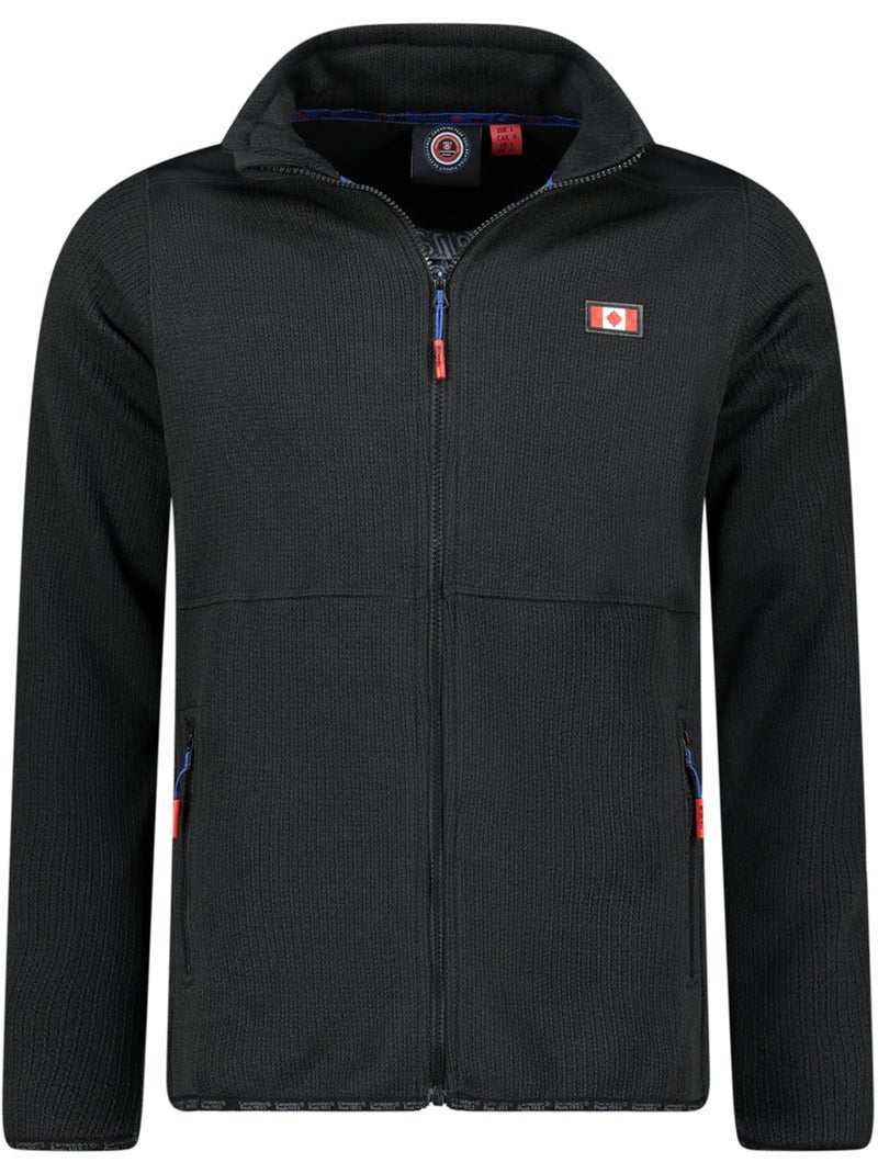Veste polaire zippée tickaeleak – canadian peak Noir - Kiabi