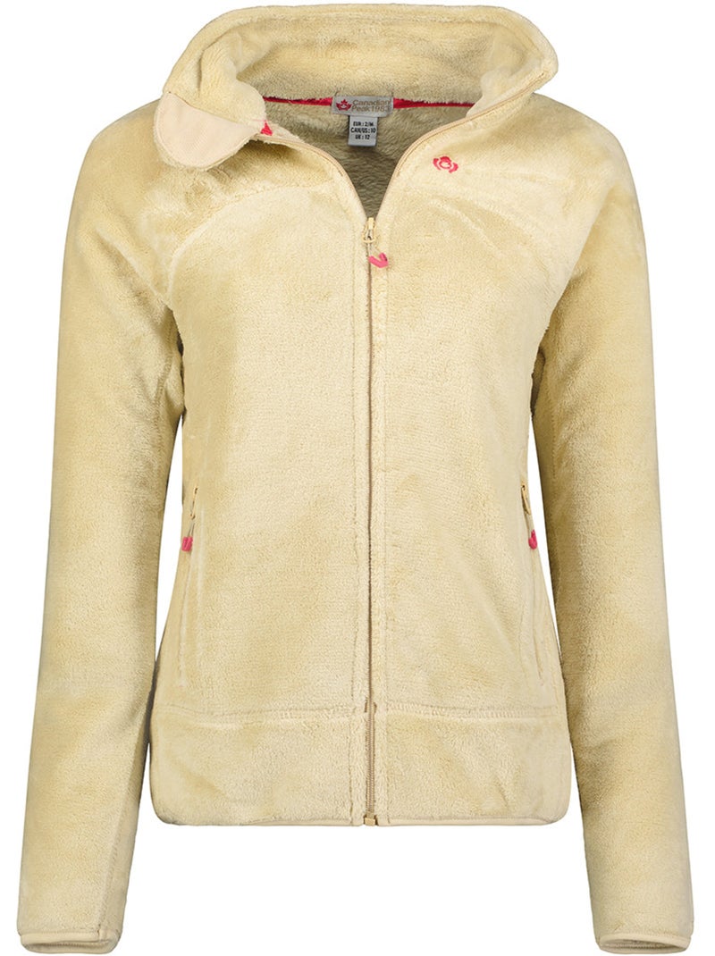 Veste polaire zippée udilas – canadian peak Beige - Kiabi