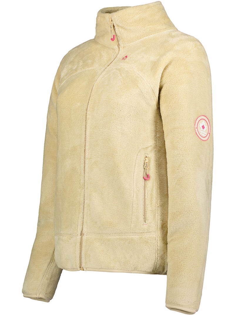 Veste polaire zippée udilas – canadian peak Beige - Kiabi