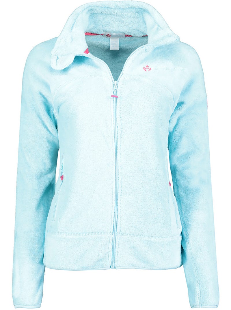 Veste polaire zippée udilas – canadian peak Bleu ciel - Kiabi