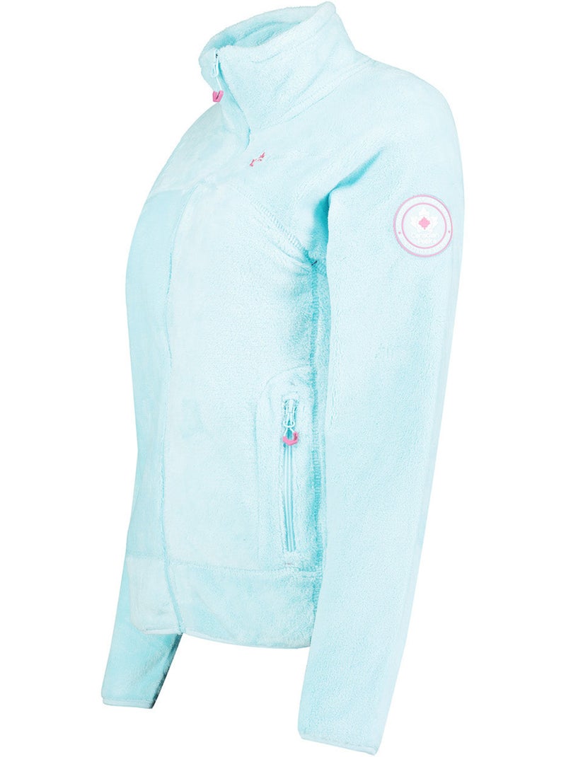 Veste polaire zippée udilas – canadian peak Bleu ciel - Kiabi