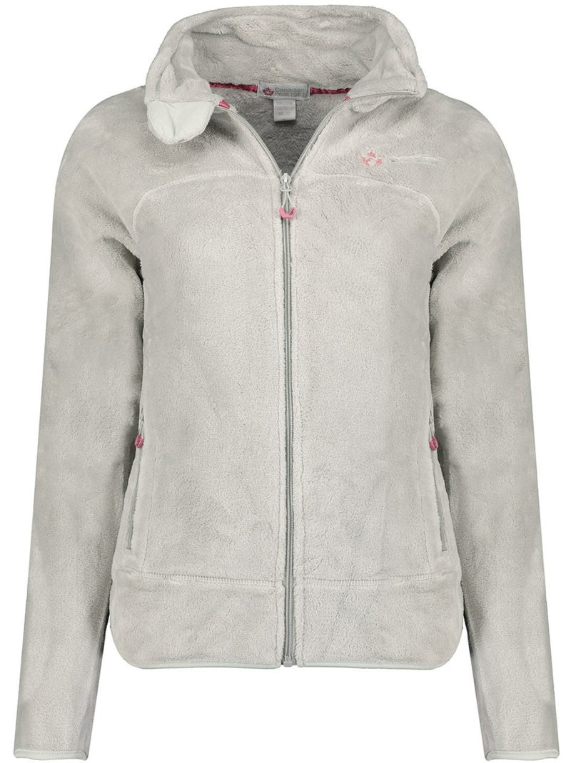 Veste polaire zippée udilas – canadian peak Gris clair - Kiabi