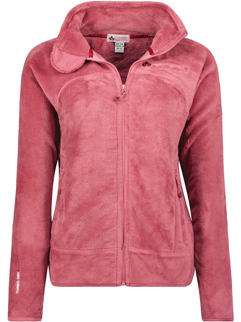 Veste polaire zippée udilas – canadian peak Rose poudré - Kiabi