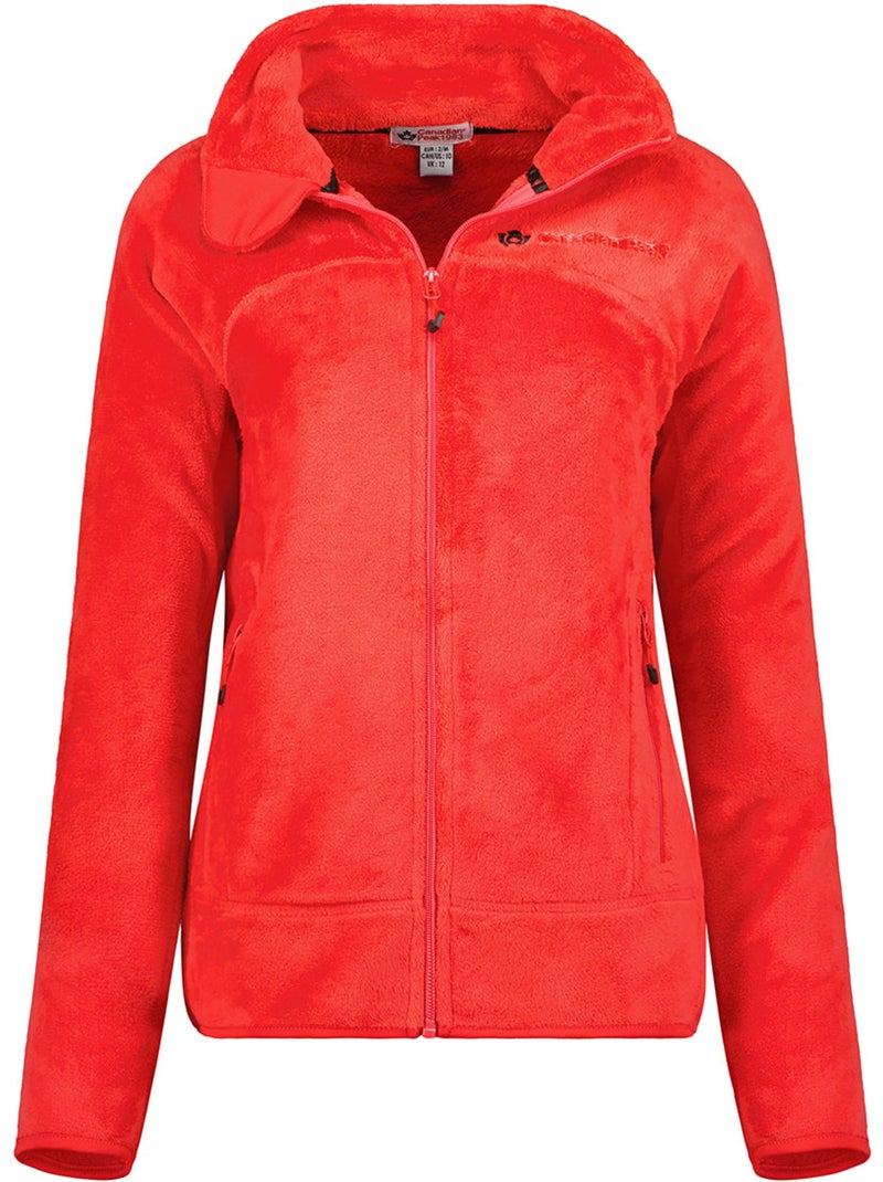 Veste polaire zippée udilas – canadian peak Rouge - Kiabi