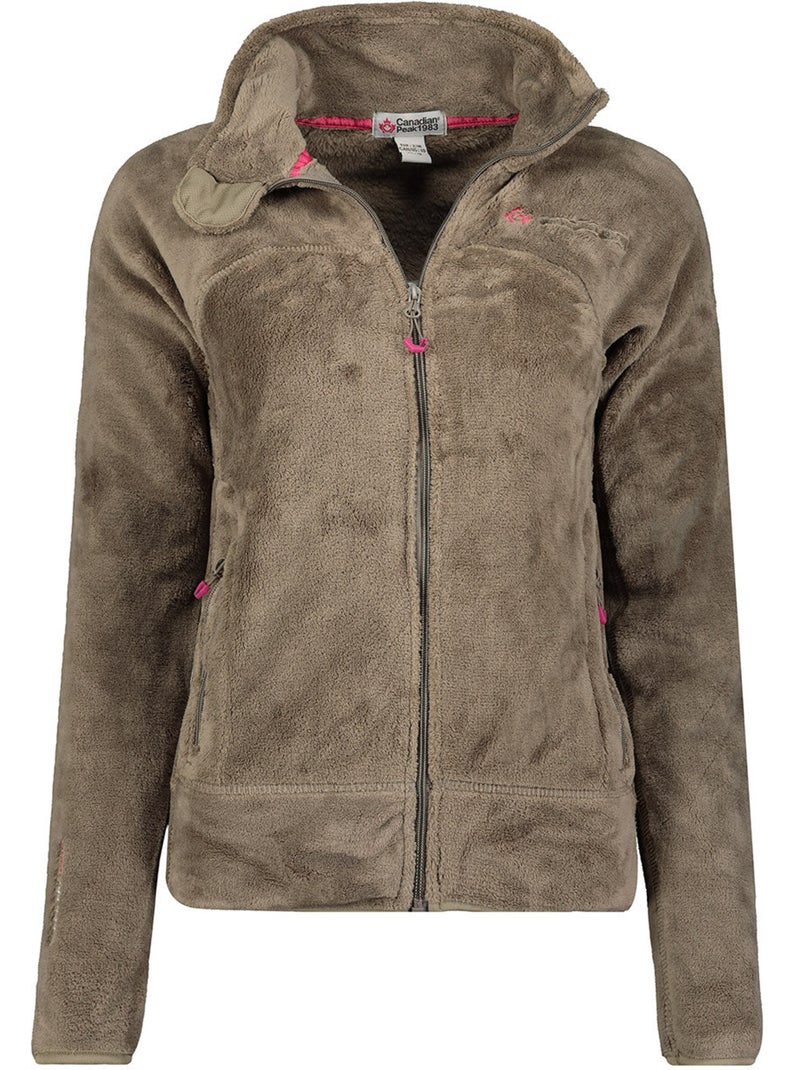 Veste polaire zippée udilas – canadian peak Taupe - Kiabi