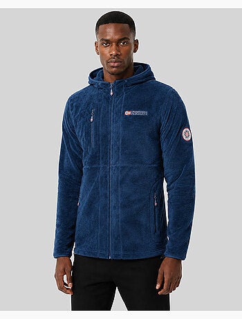 Veste polaire zippée upload hood – geographical norway