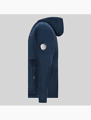 Veste polaire zippée upload hood – geographical norway