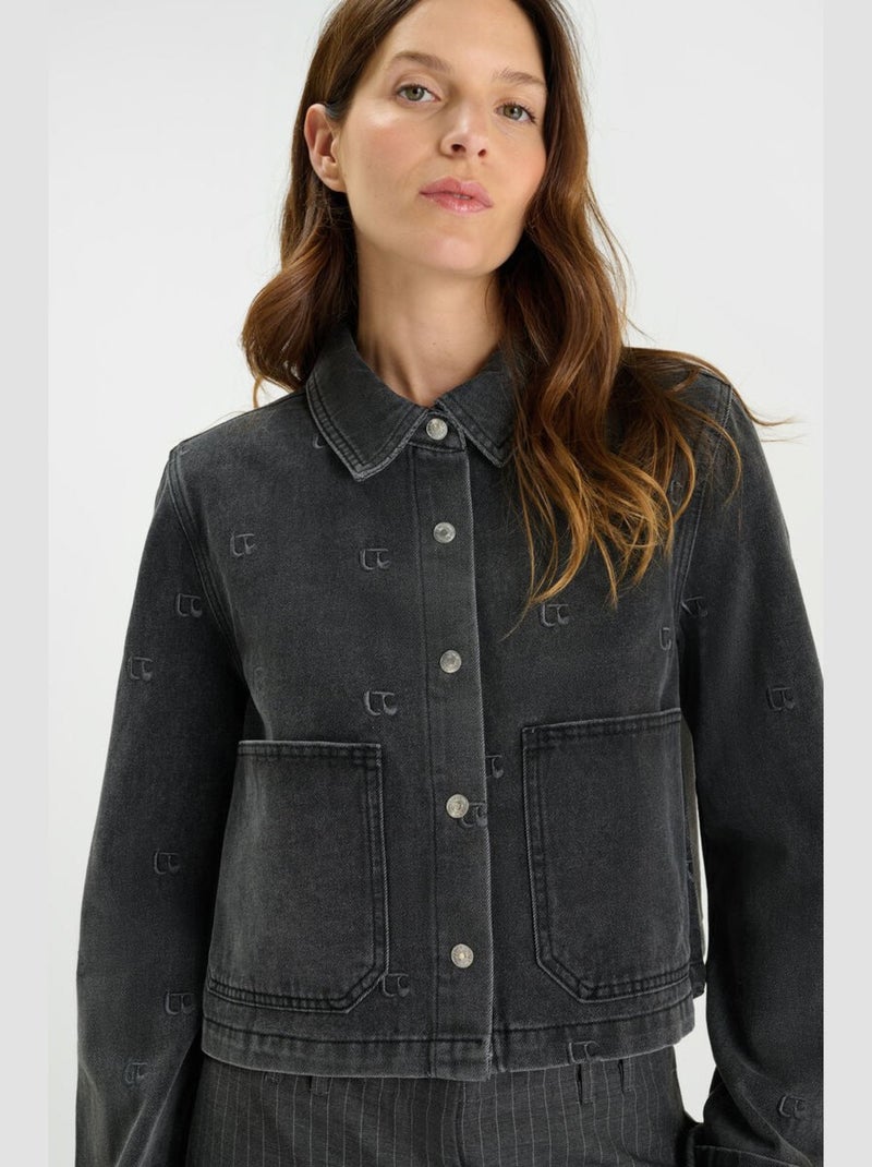 Veste POLUS 'Le Temps Des Cerises' Gris - Kiabi