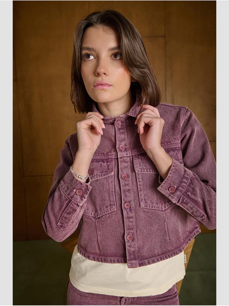 Veste pricigi 'le temps des cerises' Violet - Kiabi