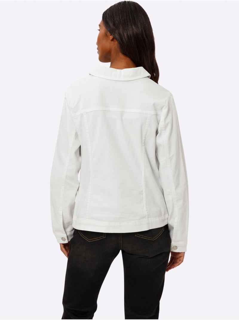 Veste Qualité Coton Doux Sur La Peau - Taille Standard - Helline Ecru - Kiabi
