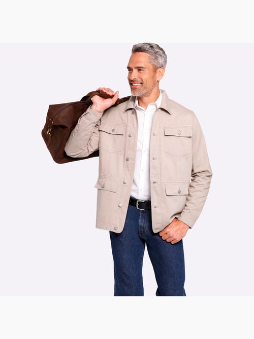 Veste Qualité Twill - Taille Standard - Moda Vilona - Kiabi Veste Qualité Twill - Taille Standard - Moda Vilona - Kiabi