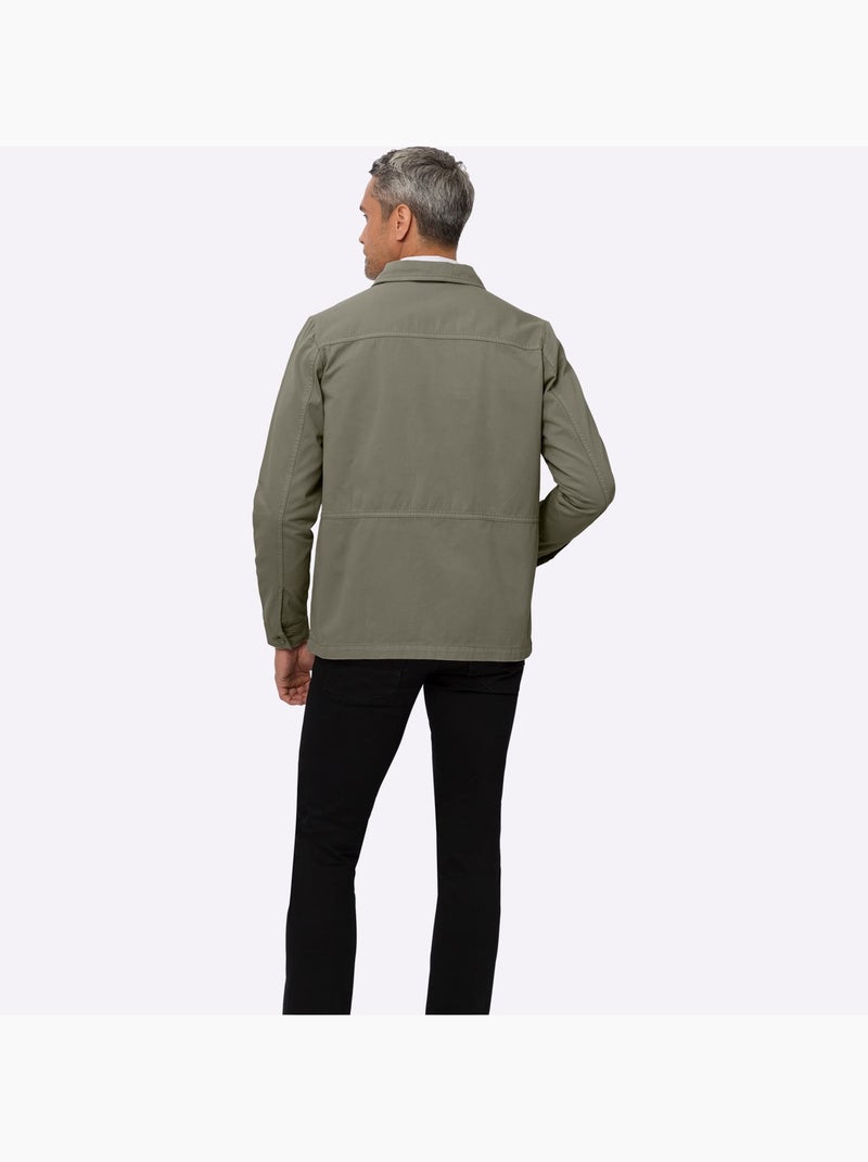 Veste Qualité Twill - Taille Standard - Moda Vilona Kaki - Kiabi