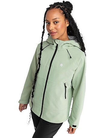 Veste randonnée hardshell femme randonnée femme lac léman