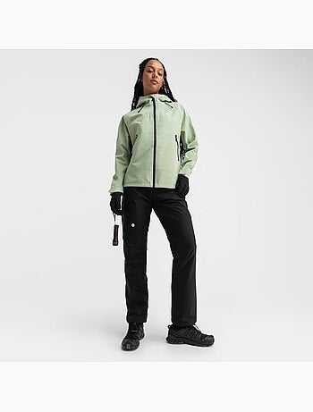 Veste randonnée hardshell femme randonnée femme lac léman